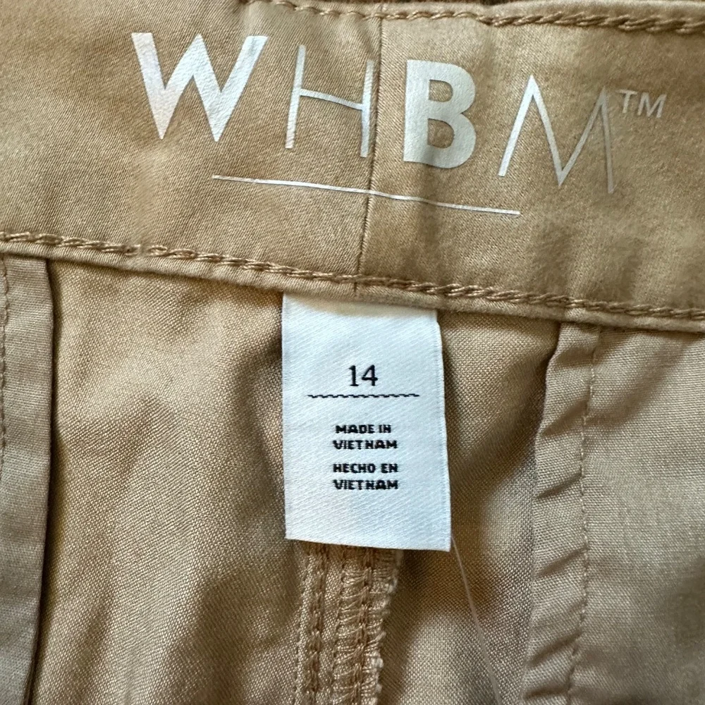 NWT-WHBM Extra High Rise Trouser-Tan Size 14‎